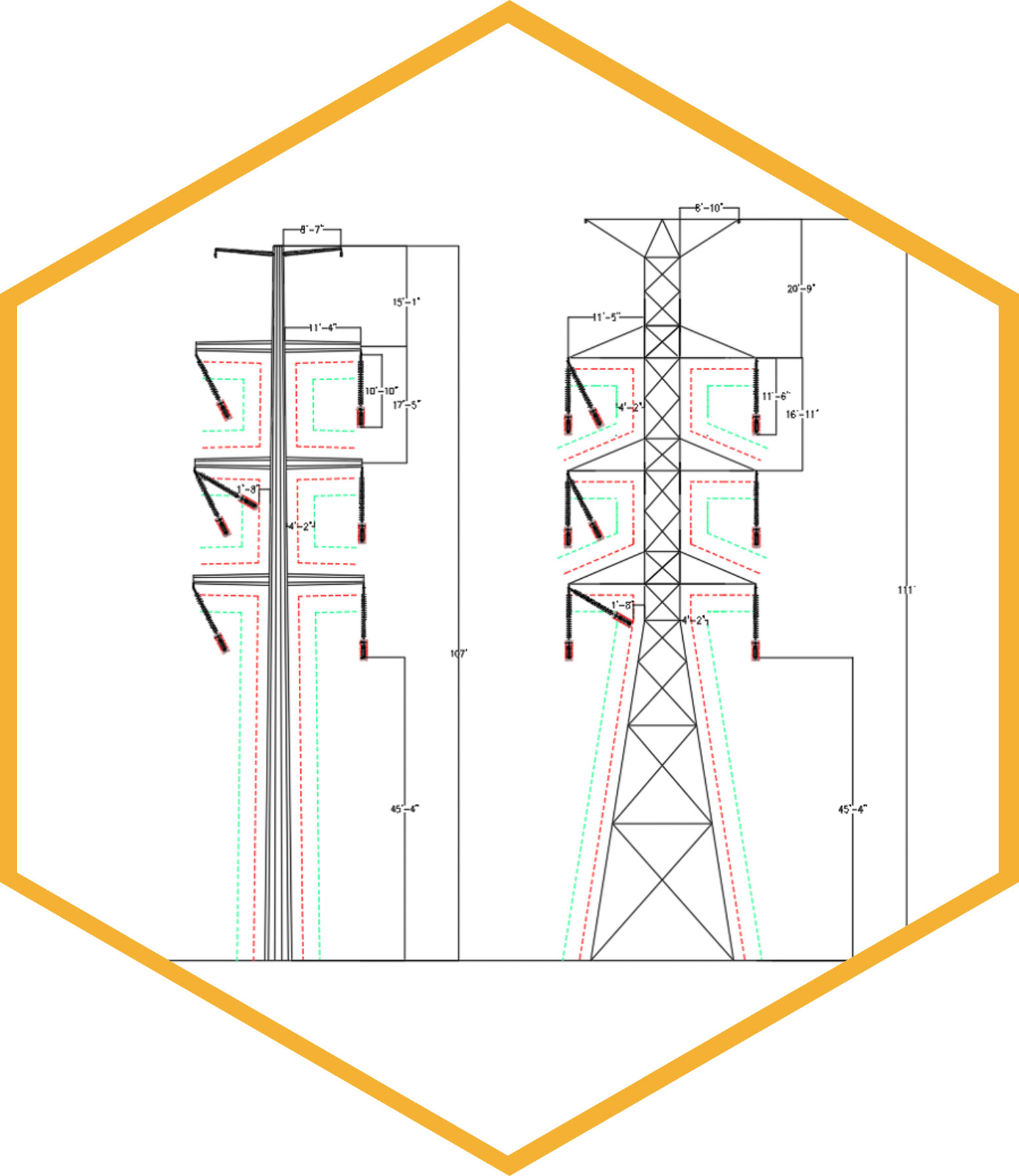 Geometric Considerations of Transmission Line Structures